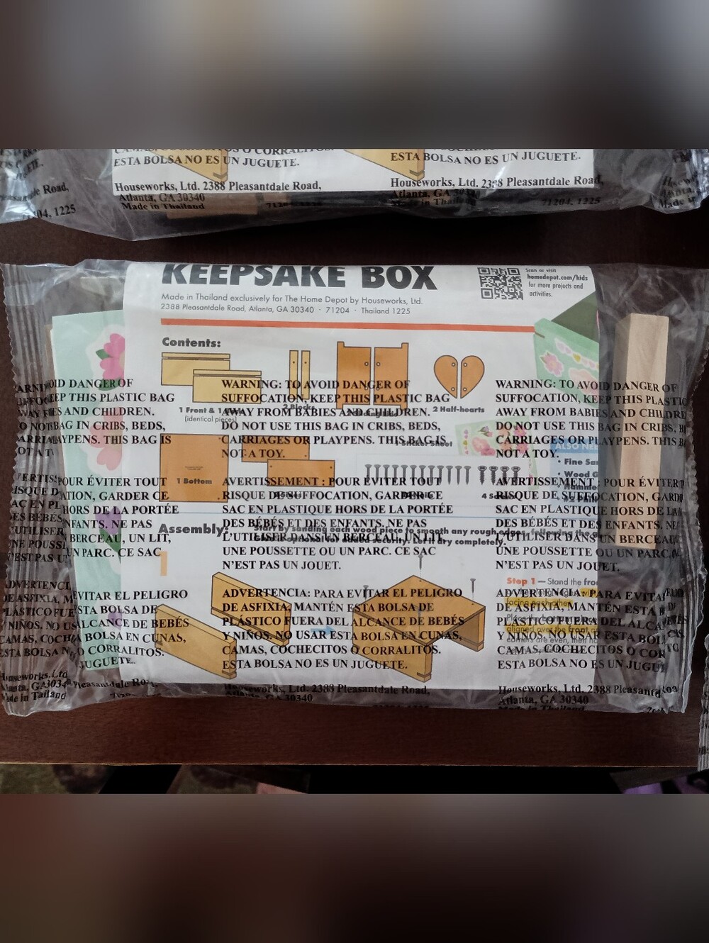 3/$10 🌟 NEW Home Depot Kids Keepsake Box Project Craft May 2026  1/4